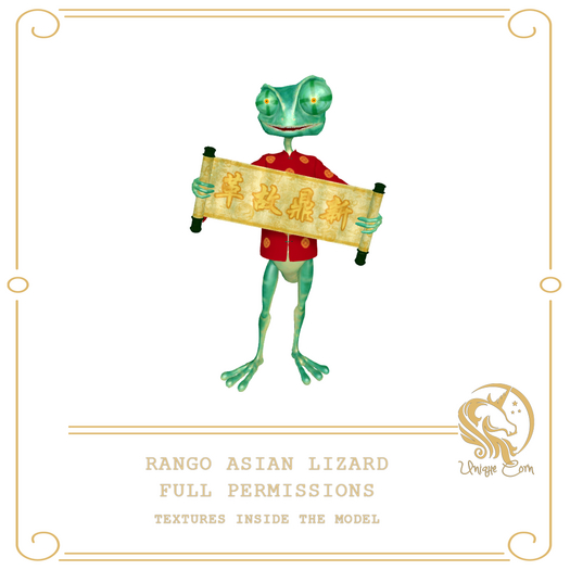 Full Perm Rango Asian Lizard