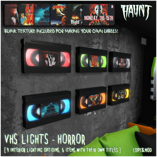 HAUNT - VHS Lights - Horror  -