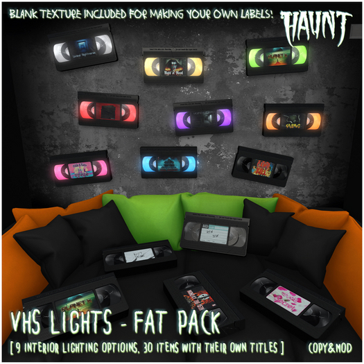 HAUNT - VHS Lights - Fat Pack -