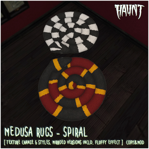 HAUNT - Medusa Rugs - Spiral