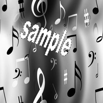 Music Note Gray Color Second Life Marketplace - music notes on grey wallpaper seamless