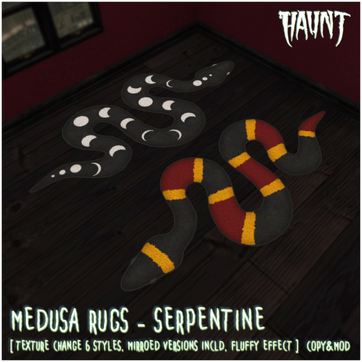 HAUNT - Medusa Rugs - Serpentine