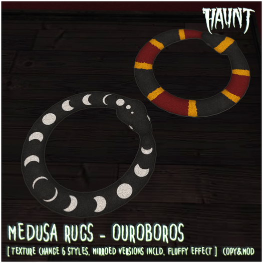 HAUNT - Medusa Rugs - Ouroboros