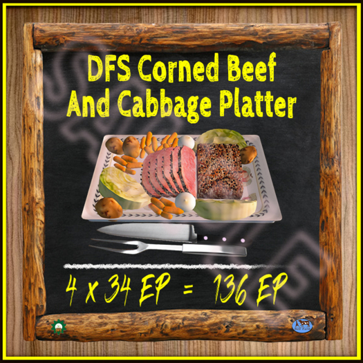 TEXTURE - DFS Corned Beef And Cabbage Platter (Full Perm)