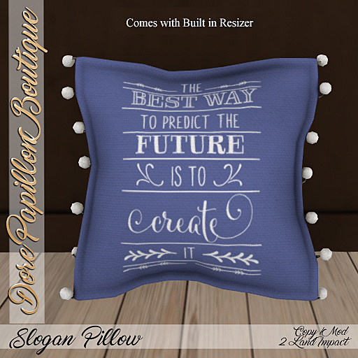DPB Slogan Pillow - Create Future