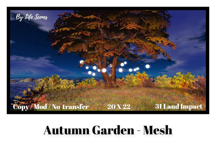 Autumn Garden with  an Animated Squirrel