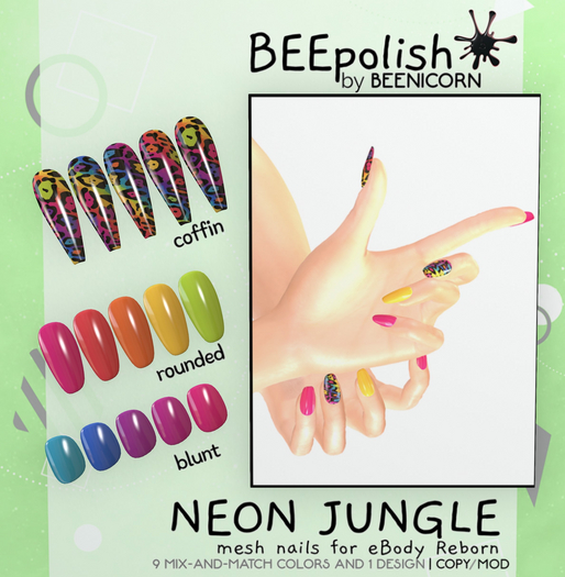  BEEpolish - Neon Jungle (Blunt) eBody [add]