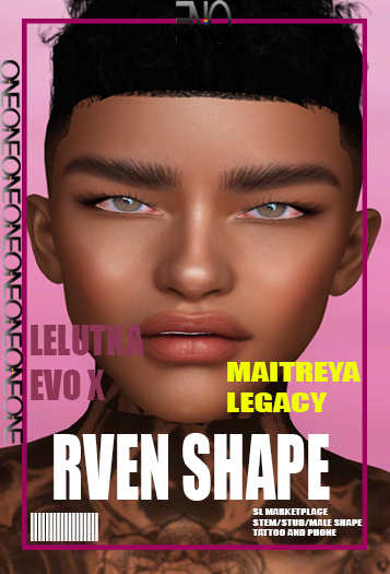 "ENO RVEN STEM/STUD SHAPE LEL RAVEN HEAD