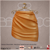 Baiastice_Vice Skirt-Orange