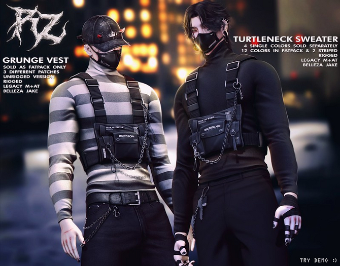 RZ. Turtleneck Sweater FATPACK (Shirt Only)
