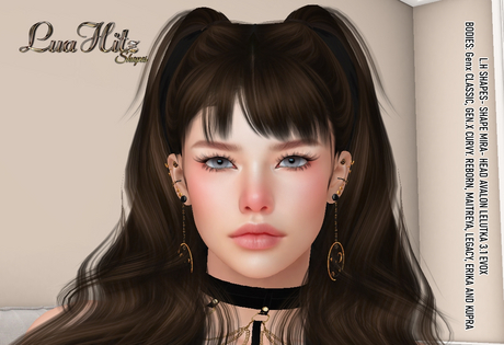 Second Life Marketplace - L.H SHAPES-SHAPE MIRA-AVALON - HEAD AVALON