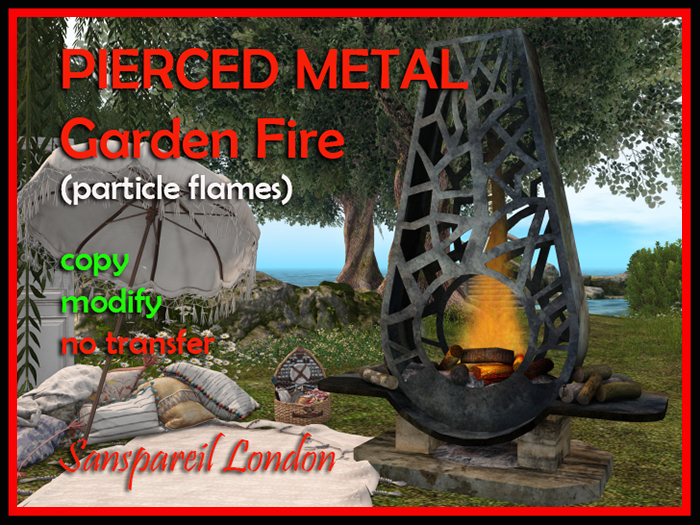 Pierced Metal Garden Fire (particle) MP