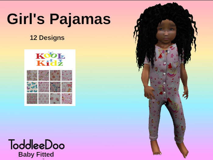 * KOOL KIDZ * Girl's Pajamas for Toodleedoo