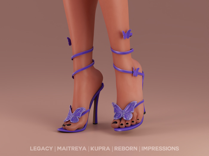 $NT Butterfly Sandals PURPLE