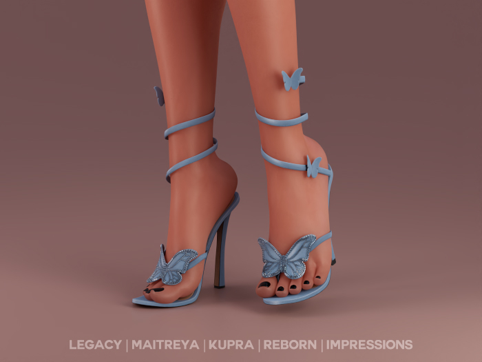 $NT Butterfly Sandals POWDER