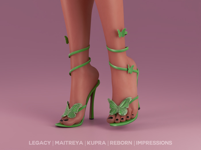 $NT Butterfly Sandals GREEN