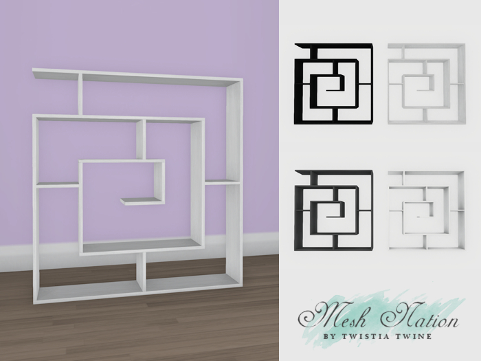 * Mesh Nation * FULL PERMISSIONS Shaia Bookshelf