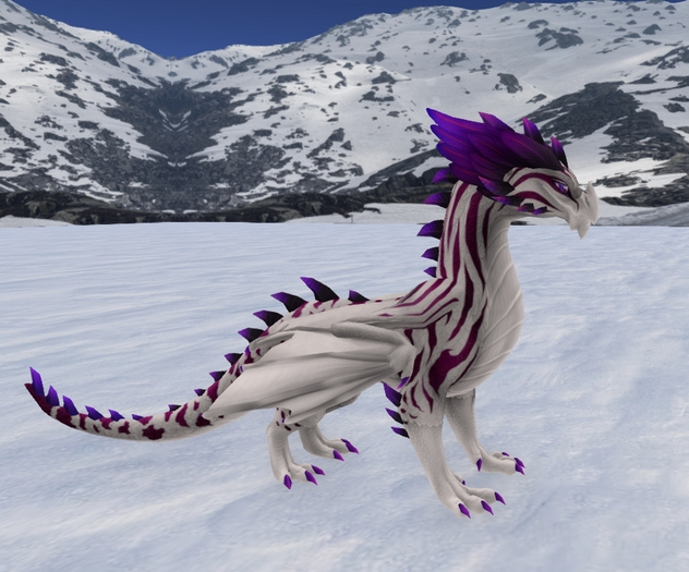 Mystical Creatures Dragons : Fruzayl Flarenacht 4T Mut Mulberry Drake - OPA
