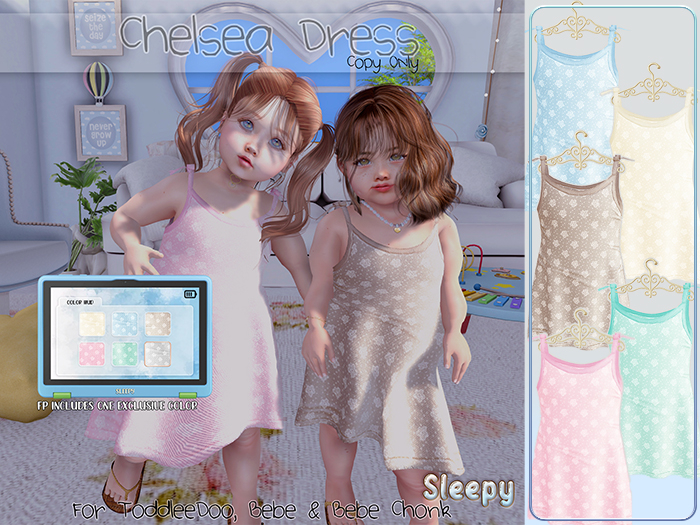 Sleepy. Chelsea Dress FATPACK