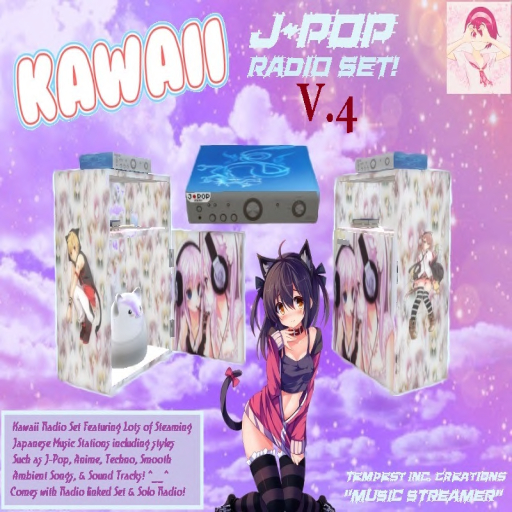 Kawaii J-POP Radio set MESH