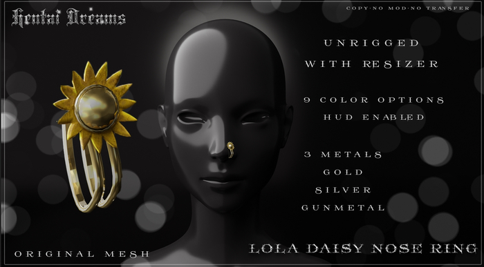 Cursd Pixie Lola "Daisy" Nose Ring PACK