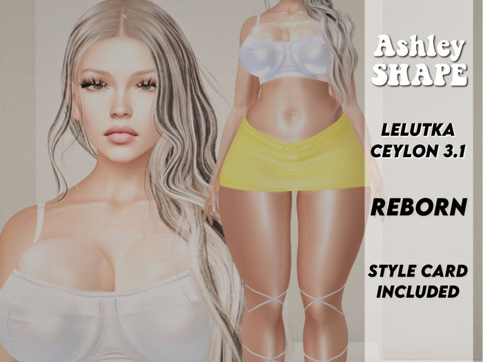 Ashley SHAPE + STYLE CARD Ceylon + Reborn