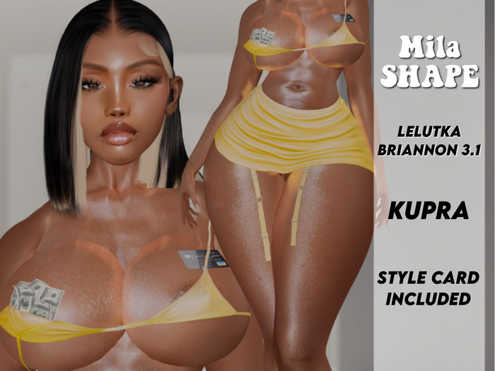 MILA SHAPE + STYLE CARD Briannon + Kupra