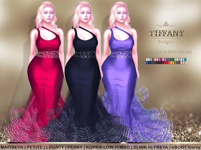::TD:: Lorelei Gown {Mesh}