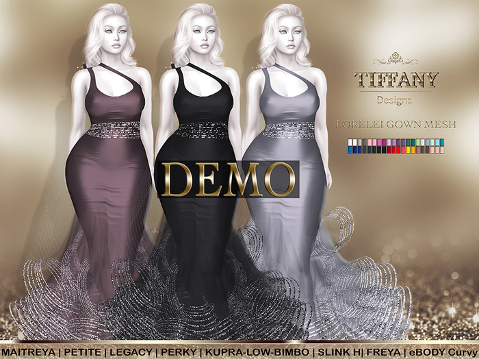 ::TD:: Lorelei Gown {Mesh} DEMO