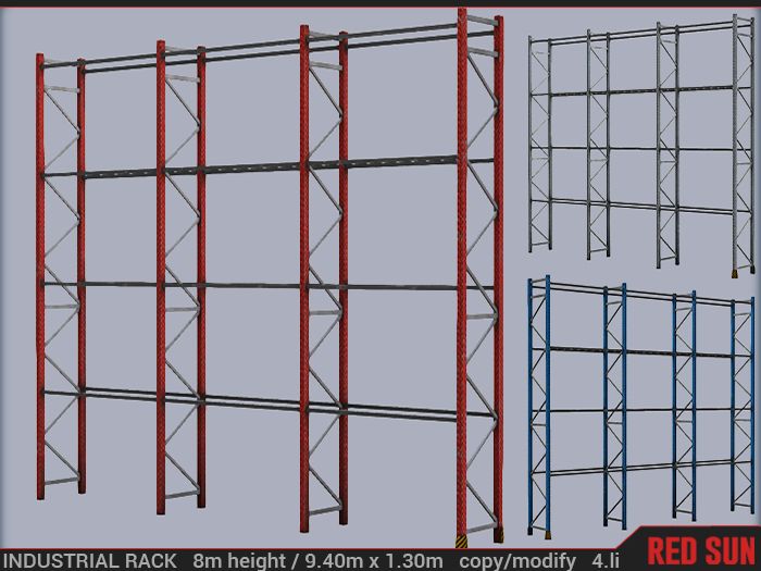 REDSUN - Industrial Rack - 4.LI - 9m x 8m