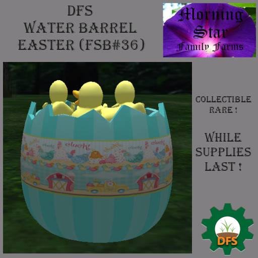 DFS Water Barrel - Easter (FSB#36) (Collectible)