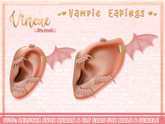 Vincue / Vampie Earrings - Candy
