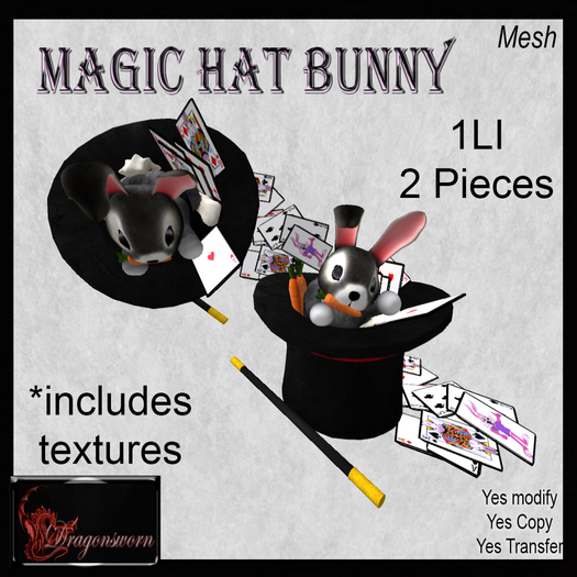 Full Perm Magic Hat Bunny