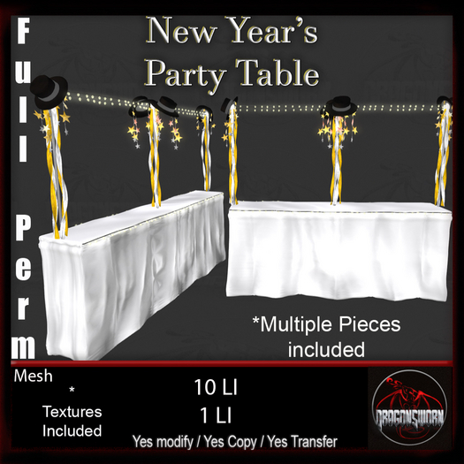 Full Perm New Year Table
