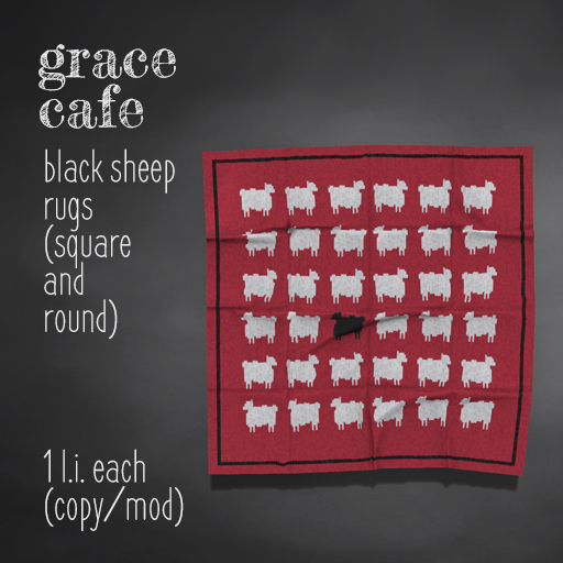 Grace Cafe - Black Sheep Rugs (boxed)