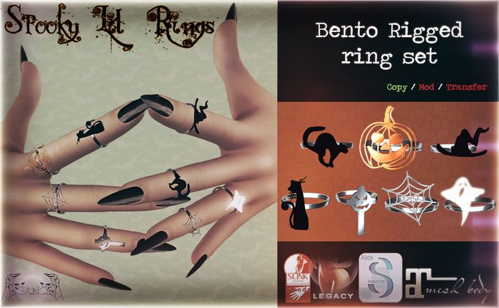 .Seance. Spooky Lil Rings