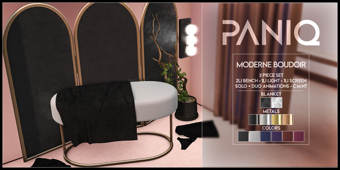 PANIQ - Moderne Boudoir Sconce