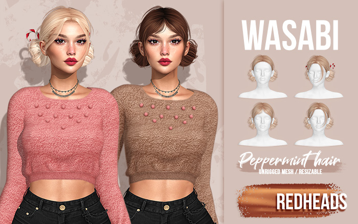 Wasabi // Peppermint Hair - Redheads