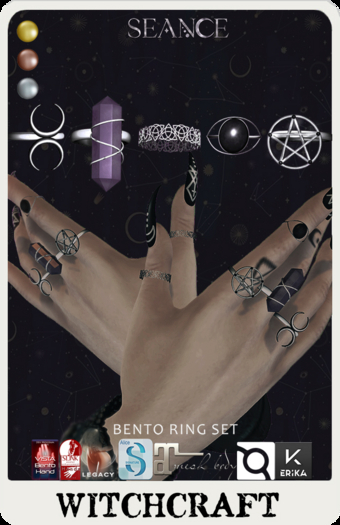 .Seance. Witchcraft - Bento Rings