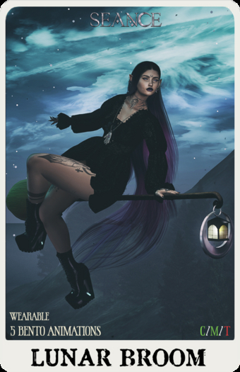 .Seance. Lunar Witch broom
