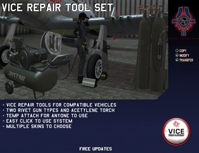 <A-T> Vice Repair Tool Set