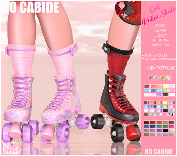 Second Life Marketplace No Cabide Cute Roller Skate [Fatpack]
