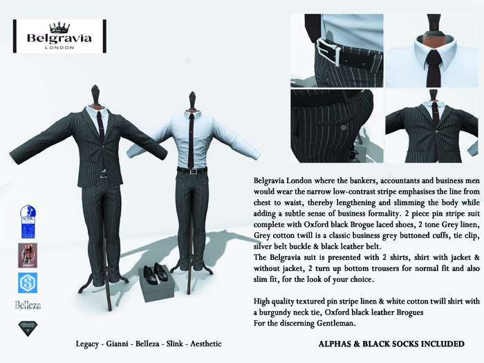 Sharp Belgravia suit