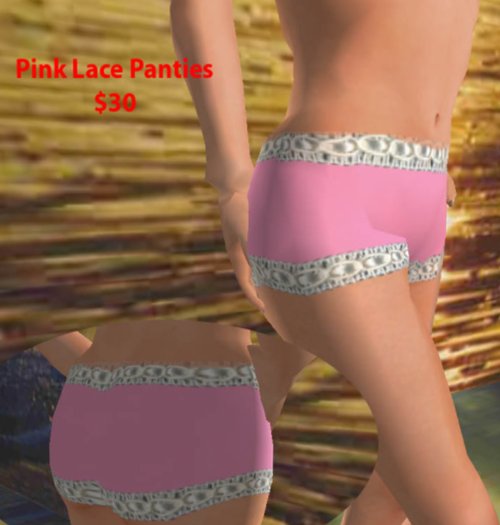Pink Lace Panties