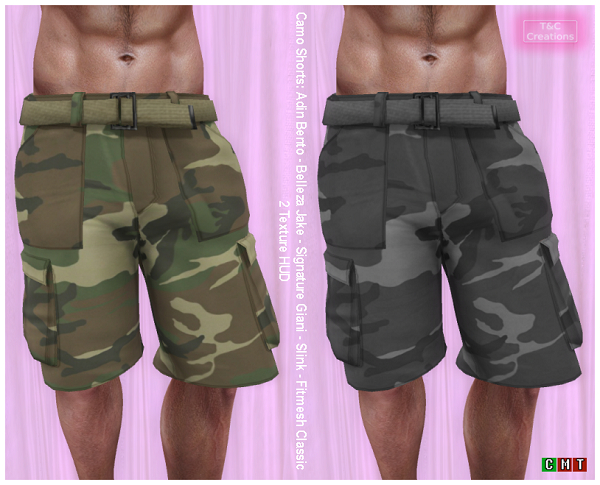 T&C ::: Jake ::: Camo Shorts +2hud