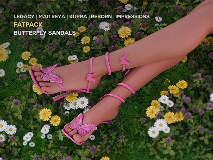 $NT Butterfly Sandals FATPACK