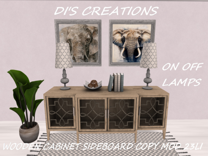 WOODEN CABINET SIDEBOARD