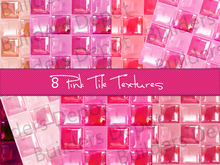 FULL PERM 8 Pink Tile Textures