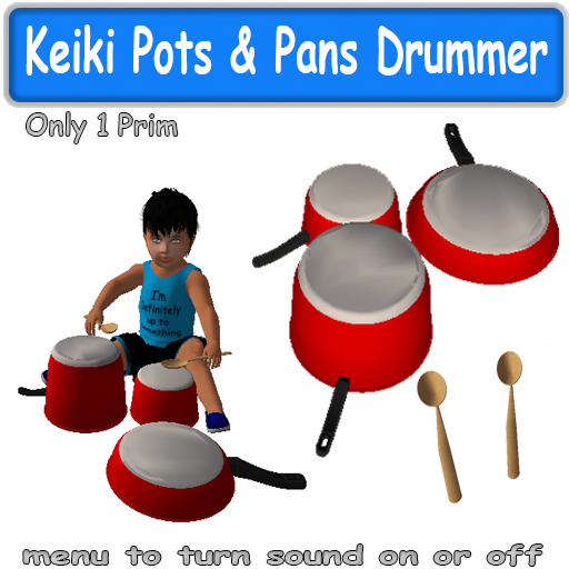 Keiki Pots & Pans Drummer (boxed)