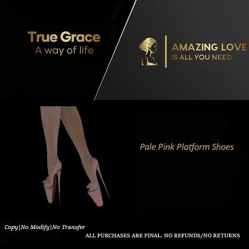 Pale Pink Platform Shoes - Legacy